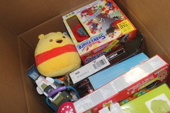 3 Parcel Boxes – 46 Pcs – Drones & Quadcopters Vehicles, Action Figures, Stuffed Animals – OPEN BOX UNTESTED RETURNS – Walmart