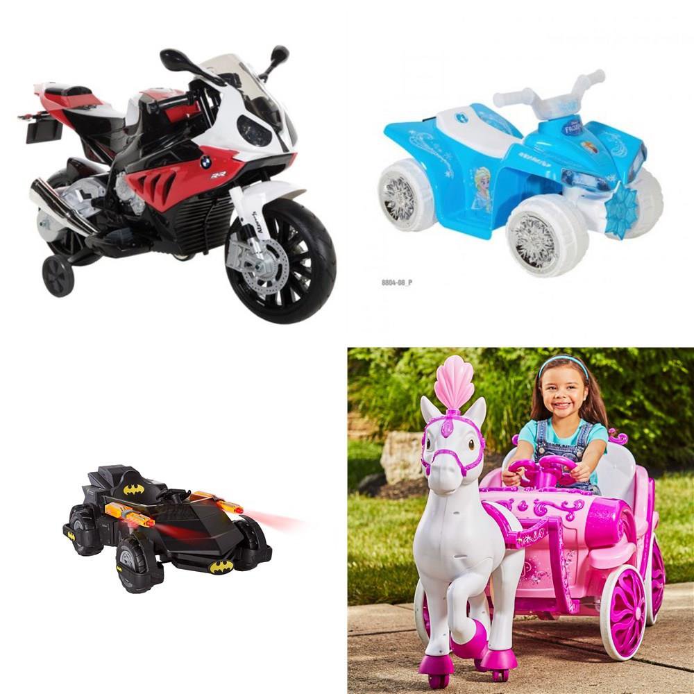 2 Pallets 14 Pcs Power Wheels Walmart Customer Returns BMW Dynacraft Huffy Warner Brothers