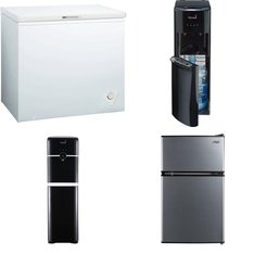 CLEARANCE! Pallet - 7 Pcs - Bar Refrigerators & Water Coolers, Freezers, Refrigerators - Customer Returns - Primo Water, Midea, Arctic King, Great Value