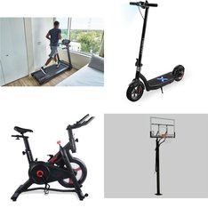 Pallet - 7 Pcs - Exercise & Fitness, Vacuums, Outdoor Sports, Accessories - Customer Returns - ECHELON, Tineco, Sunny Health & Fitness, NBA