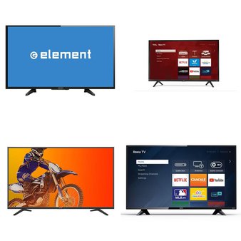 8 Pcs – LED/LCD TVs (28″ – 40″) – Refurbished (GRADE A) – ELEMENT, Sanyo, Samsung, SHARP