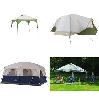 Pallet – 17 Pcs – Camping & Hiking – Customer Returns – Ozark Trail, Coleman, Slumberjack