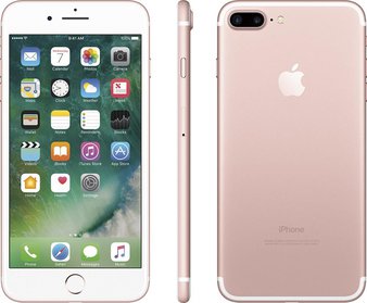6 Pcs – Apple iPhone 7 Plus 128GB Rose Gold LTE Cellular AT&T MN4C2LL/A – Refurbished (GRADE B – Unlocked – White Box) – Smartphones