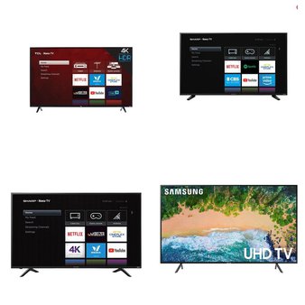Truckload – 22 Pallets – 225 Pcs – TVs – Tested Not Working – Samsung, SHARP, LG, RCA
