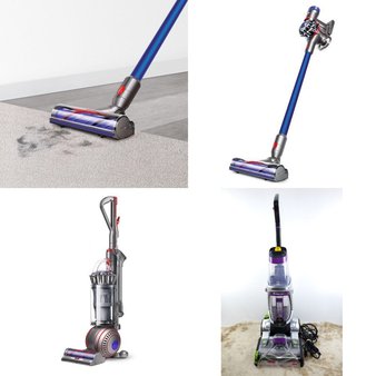 Pallet – 13 Pcs – Vacuums – Damaged / Missing Parts / Tested NOT WORKING – Dyson, Hoover, Bissell, Shark