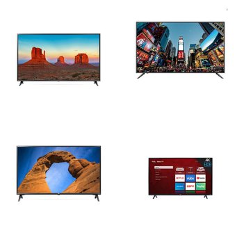 12 Pcs – LED/LCD TVs (42″ – 43″) – Refurbished (GRADE A) – LG Canada, RCA, LG, TCL
