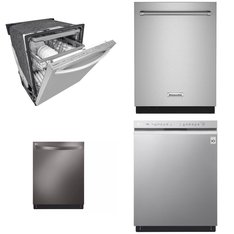 4 Pcs - Dishwashers - New - LG, KitchenAid