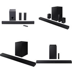 Pallet - 13 Pcs - Speakers - Damaged / Missing Parts / Tested NOT WORKING - Samsung, Onn, AMAZON, VIZIO