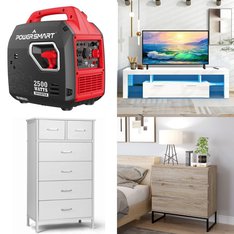 Pallet - 9 Pcs - Bedroom, Luggage, Generators, TV Stands, Wall Mounts & Entertainment Centers - Customer Returns - Travelhouse, PowerSmart, UHOMEPRO, Furinno