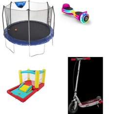 Pallet - 19 Pcs - Powered, Unsorted, Outdoor Play, Game Room - Customer Returns - Razor, Razor Power Core, Jetson, Medal Sports