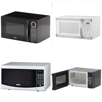 Pallet – 14 Pcs – Microwaves – Customer Returns – RCA, CURTIS INTERNATIONAL LTD., Hamilton Beach, Curtis International