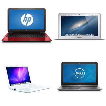 17 Pcs – Laptop Computers – Refurbished (GRADE C) – HP, Apple, DELL, IVIEW