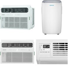 3 Pallets - 34 Pcs - Air Conditioners - Mixed Conditions - LG, Frigidaire, Honeywell, Keystone