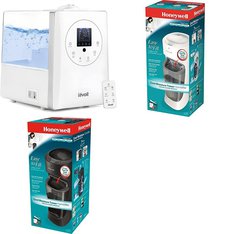 Pallet – 38 Pcs – Humidifiers / De-Humidifiers – Customer Returns – Honeywell, LEVOIT