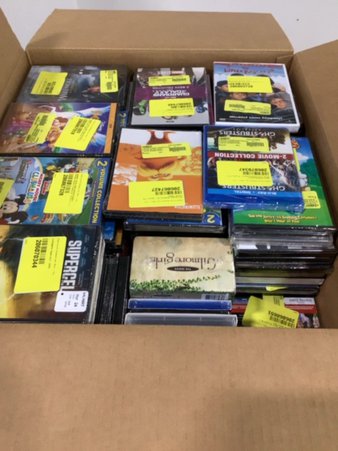 1 Parcel Box – 125 Pcs – DVD Discs – NEW/SEALED Products – Walmart
