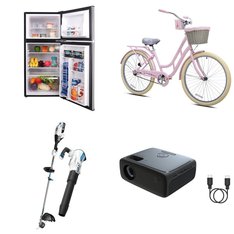 Pallet - 19 Pcs - DVD & Blu-ray Players, Cycling & Bicycles, Powered, Trimmers & Edgers - Damaged / Missing Parts / Tested NOT WORKING - onn., BCA, Razor Power Core, Hart