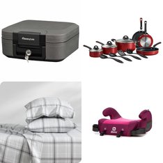 1 Pallets - 323 Pcs - New Kitchen & Dining, Home Health Care, Safes, Sheets, Pillowcases & Bed Skirts - New and New Damaged Box - Walmart