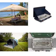 CLEARANCE! Pallet – 12 Pcs – Camping & Hiking, Hunting – Customer Returns – Coleman, Slumberjack, Quechua, Tactacam