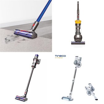 Pallet – 17 Pcs – Vacuums – Damaged / Missing Parts / Tested NOT WORKING – Shark, Dyson, Tineco, Bissell