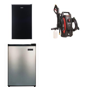 Pallet – 7 Pcs – Refrigerators, Pressure Washers – Customer Returns – Galanz, Hyper Tough, Thomson