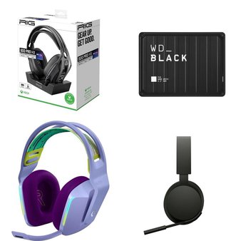 Pallet – 174 Pcs – Microsoft, Nintendo, Audio Headsets, Cables & Adapters – Customer Returns – Microsoft, JAKKS PACIFIC, onn., Western Digital