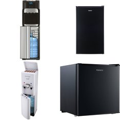 Pallet - 5 Pcs - Bar Refrigerators & Water Coolers, Refrigerators - Customer Returns - Galanz, BRIO, Primo Water