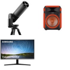 Pallet – 11 Pcs – Portable Speakers, Monitors, Optics / Binoculars – Customer Returns – Monster, Samsung, Unistellar