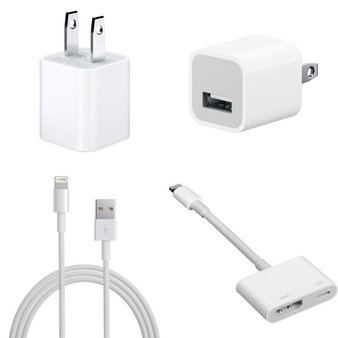 Pallet – 303 Pcs – Apple Power Adapters 5W/10W – Customer Returns – Models: MD810LL/A, MD819AM/A, A1385, MB352LL/C