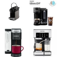 1 Pallet - 46 Pcs - NOT FUNCTIONAL/NOT WORKING/OR MISSING PARTS - Single Cup Brewers (Assume NOTHING Works) - Walmart