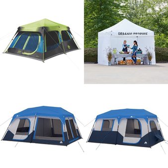 Pallet – 9 Pcs – Camping & Hiking – Customer Returns – Ozark Trail, Coleman, Igloo
