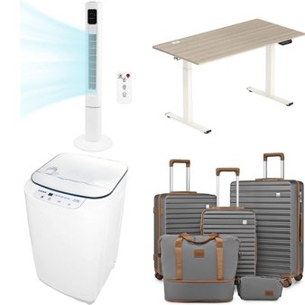 Pallet – 20 Pcs – Luggage, Bedroom, Vacuums, Unsorted – Customer Returns – INSE, Ktaxon, Travelhouse, Homfa