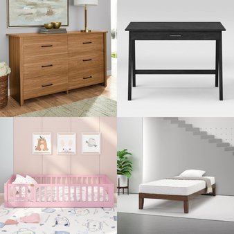 CLEARANCE! Pallet – 17 Pcs – Office, Bedroom, Mattresses, Dining Room & Kitchen – Overstock – Cosco, HomeTrends, Mainstays