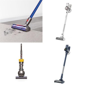 Pallet – 43 Pcs – Vacuums, Automotive Accessories – Damaged / Missing Parts / Tested NOT WORKING – Shark, Tineco, EverStart, Dyson