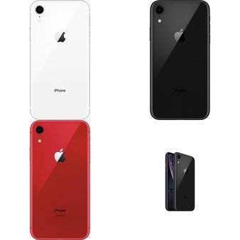6 Pcs – Apple iPhone XR – Refurbished (GRADE C – Unlocked) – Models: MRYT2LL/A, MRYY2LL/A, MRYR2LL/A, MT3T2LL/A