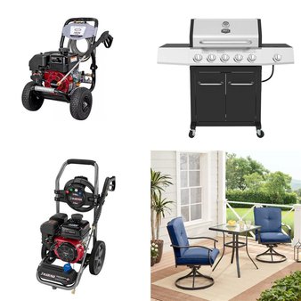 CLEARANCE! 3 Pallets – 22 Pcs – Pressure Washers, Bar Refrigerators & Water Coolers, Automotive Accessories, Refrigerators – Customer Returns – Black Max, Schumacher Electric, Primo, Keter