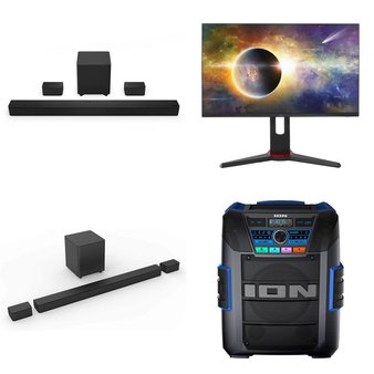CLEARANCE! 2 Pallets – 86 Pcs – Speakers, Accessories, Portable Speakers, Projector – Customer Returns – VIZIO, onn., GE, JBL