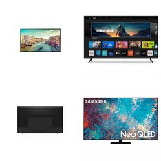 36 Pcs - LED/LCD TVs - Refurbished (GRADE A, GRADE B) - Samsung, VIZIO, LG, TCL