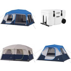 CLEARANCE! Pallet - 16 Pcs - Camping & Hiking - Customer Returns - Ozark Trail, Ozark, Lifetime