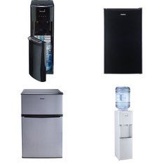 Pallet - 7 Pcs - Freezers, Bar Refrigerators & Water Coolers, Refrigerators - Customer Returns - HISENSE, Galanz, Primo Water