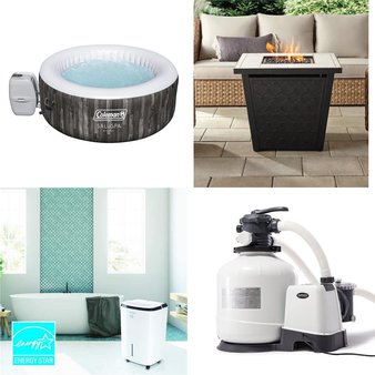Pallet – 8 Pcs – Hot Tubs & Saunas, Rugs & Mats, Patio & Outdoor Lighting / Decor, Humidifiers / De-Humidifiers – Customer Returns – Safavieh, Coleman, Better Homes & Gardens, Mainstays