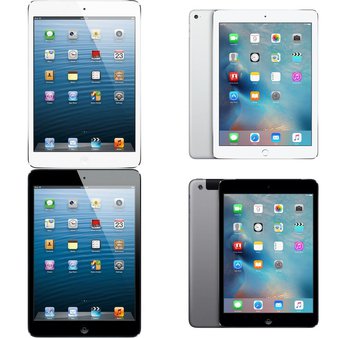 10 Pcs – Apple iPads – Refurbished (GRADE C) – Models: MD531LL/A, MD993LL/A, 3A141LL/A, MD528LL/A – Tablets