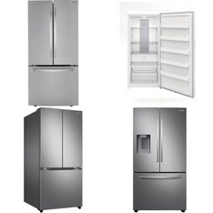 4 Pcs – Refrigerators – New – Samsung, LG, Frigidaire