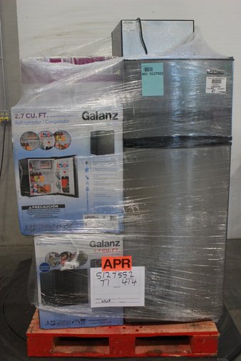Pallet – 6 Pcs – Bar Refrigerators & Water Coolers, Freezers – Customer Returns – Galanz