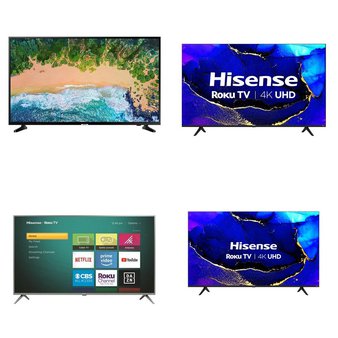 9 Pcs – LED/LCD TVs – Refurbished (GRADE A) – HISENSE, Samsung, RCA