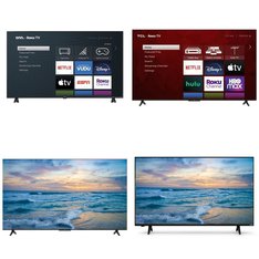1 Pallet - 15 Pcs - LED & LCD - Damaged / Missing Parts / Tested NOT WORKING - Onn, VIZIO, ELEMENT, TCL