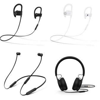 CLEARANCE! 304 Pcs – In Ear Headphones, Over Ear Headphones – Refurbished (GRADE D) – Beats by Dr. Dre, Microsoft