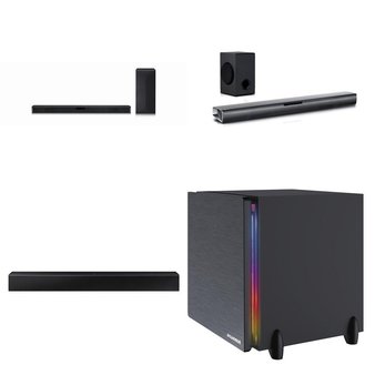 Pallet – 17 Pcs – Speakers – Open Box Customer Returns – Monster, Samsung, PROSCAN, LG