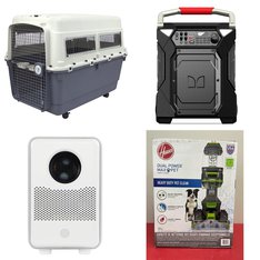 Pallet - 59 Pcs - Projector, Portable Speakers, Vacuums, Pet Toys & Pet Supplies - Customer Returns - HP, Packed Party, Hoover, Monster