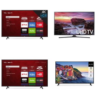 Clearance! Pallet – 8 Pcs – TVs – Tested Not Working – TCL, VIZIO, Samsung