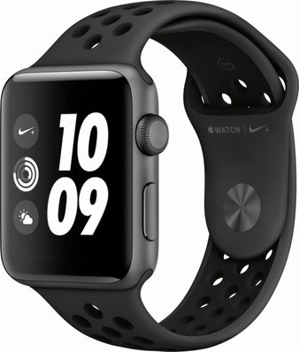 10 Pcs – Apple Watch Gen 3 Series 3 Nike+ 42mm Space Gray Aluminum – Anthracite Sport Band MQL42LL/A – Refurbished (GRADE A)